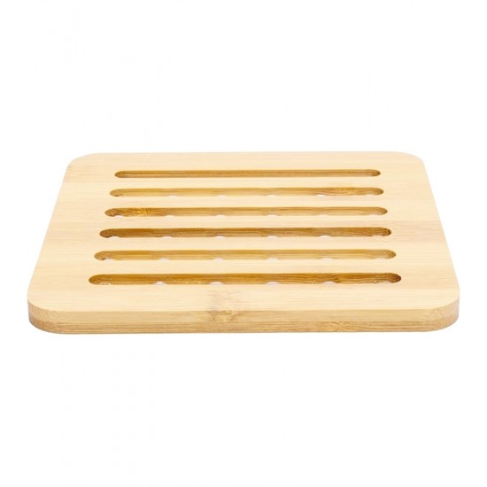 Descanso De Panela 15cm Em Bambu Quadrado Mimo Style